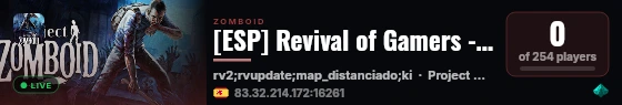 [ESP] Revival of Gamers - PvP-Faction / Zombies+ / Realist live status badge