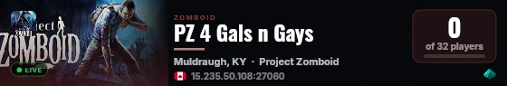 PZ 4 Gals n Gays live status badge