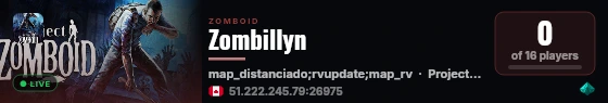 Zombillyn live status badge