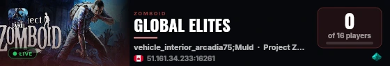 GLOBAL ELITES live status badge
