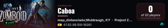 Caboa live status badge
