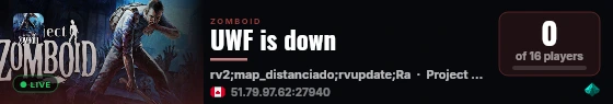 UWF is down live status badge