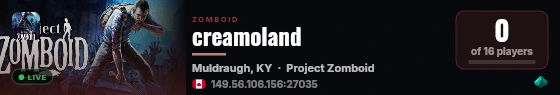 creamoland live status badge