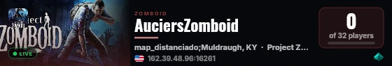 AuciersZomboid live status badge