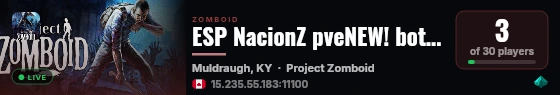ESP NacionZ pveNEW! bot24/7 Trackyserver271899 live status badge