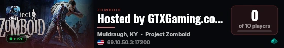Hosted by GTXGaming.co.uk live status badge