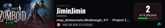 JiminJimin live status badge