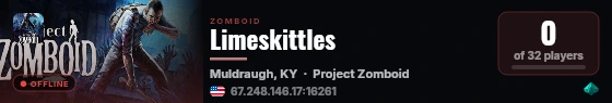 Limeskittles live status badge