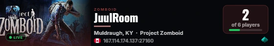 JuulRoom live status badge