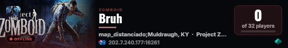 Bruh live status badge