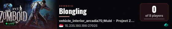 Blongling live status badge
