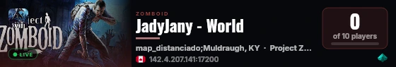 JadyJany - World live status badge