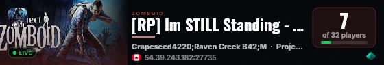[RP] Im STILL Standing - Temporada 2 [RP] live status badge