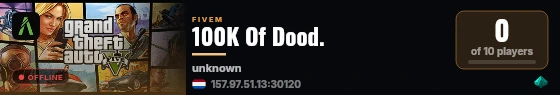 100K Of Dood. live status badge