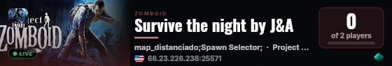 Survive the night by J&A live status badge