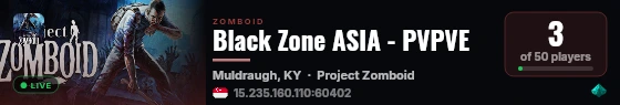 Black Zone ASIA - PVPVE live status badge
