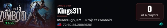 Kings311 live status badge