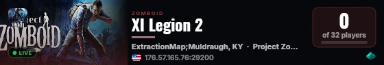 XI Legion 2 live status badge