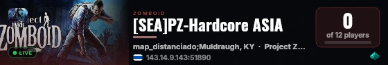 [SEA]PZ-Hardcore ASIA live status badge