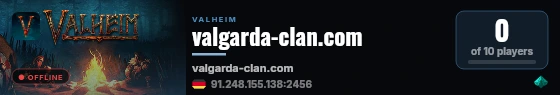 valgarda-clan.com live status badge