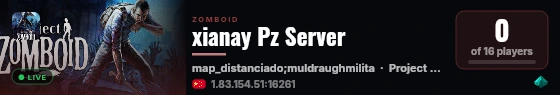 xianay Pz Server live status badge