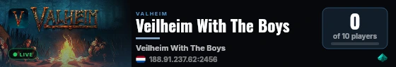 Veilheim With The Boys live status badge