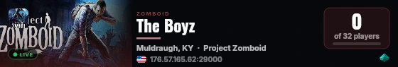The Boyz live status badge