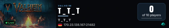 T _ T _ T live status badge