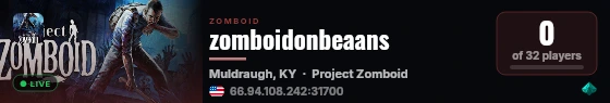 zomboidonbeaans live status badge