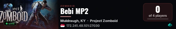 Bebi MP2 live status badge