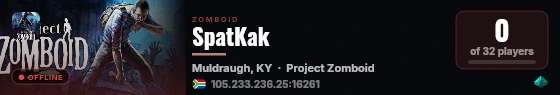 SpatKak live status badge