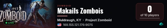Makails Zombois live status badge