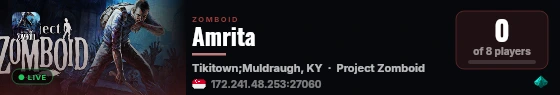 Amrita live status badge