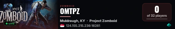 OMTPZ live status badge