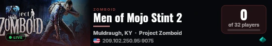 Men of Mojo Stint 2 live status badge