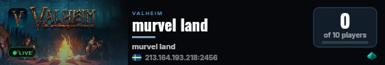 murvel land live status badge
