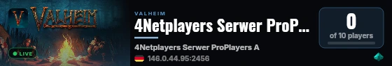 4Netplayers Serwer ProPlayers Agencji KAL i Kubson i Pan Kozia live status badge