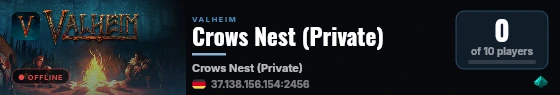 Crows Nest (Private) live status badge