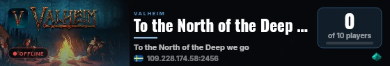 To the North of the Deep we go live status badge