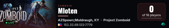 Mloten live status badge