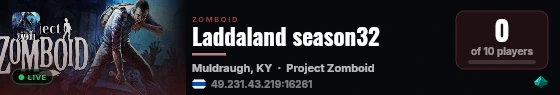 Laddaland season32 live status badge