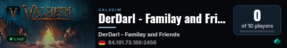 DerDarl - Familay and Friends live status badge