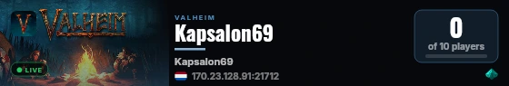Kapsalon69 live status badge