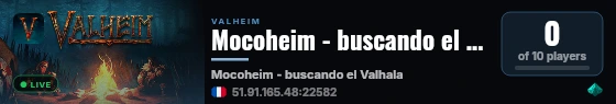 Mocoheim - buscando el Valhala live status badge