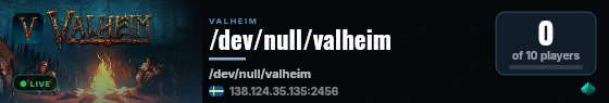 /dev/null/valheim live status badge