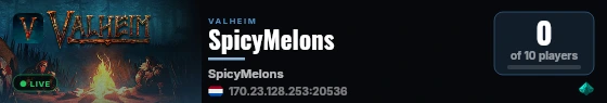 SpicyMelons live status badge
