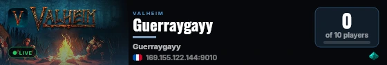 Guerraygayy live status badge