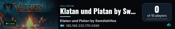 Klatan und Platan by SwedishHost.se live status badge