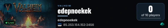 edepnoekek live status badge