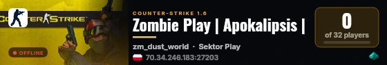 Zombie Play | Apokalipsis | live status badge